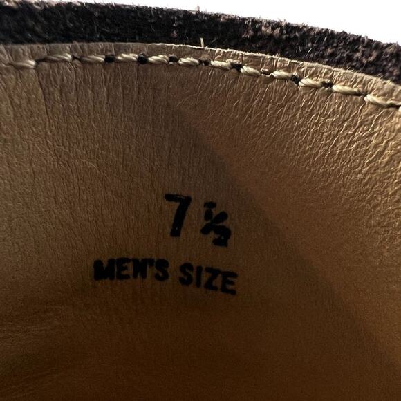 TOD’S Men’s US 8.5 EU 41.5 Brown Leather Brogue Wingtip Derby Shoes Made Italy - Picture 4 of 12